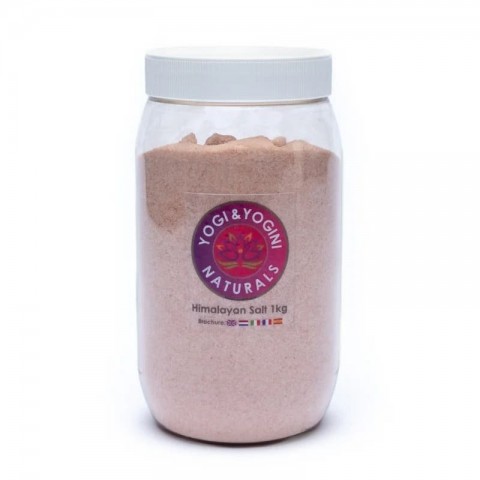 Pink Himalayan salt, very fine, Yogi & Yogini, 1kg