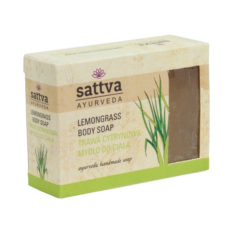 Soap with lemongrass Lemongrass, Sattva Ayurveda, 125g