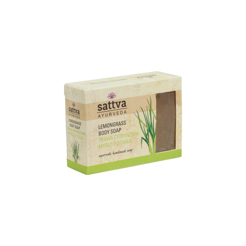 Мыло с лемонграссом Lemongrass, Sattva Ayurveda, 125г