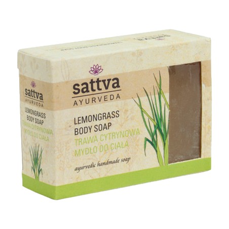 Мыло с лемонграссом Lemongrass, Sattva Ayurveda, 125г