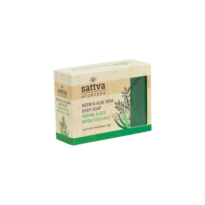 Soap Neem & Aloe Vera, Sattva Ayurveda, 125g