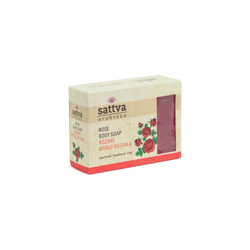 Soap with roses Rose, Sattva Ayurveda, 125g