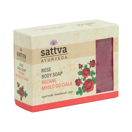 Soap with roses Rose, Sattva Ayurveda, 125g