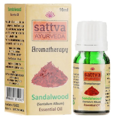 Эфирное масло белого сандала Сандаловое дерево, Sattva Ayurveda, 10 мл