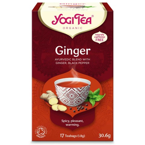 Tea with pepper Ginger, Yogi Tea, organic, 17 sachets