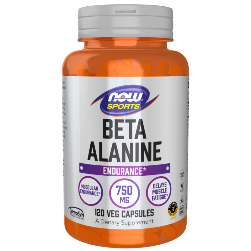 Food supplement Beta Alanine, NOW, 750mg, 120 capsules