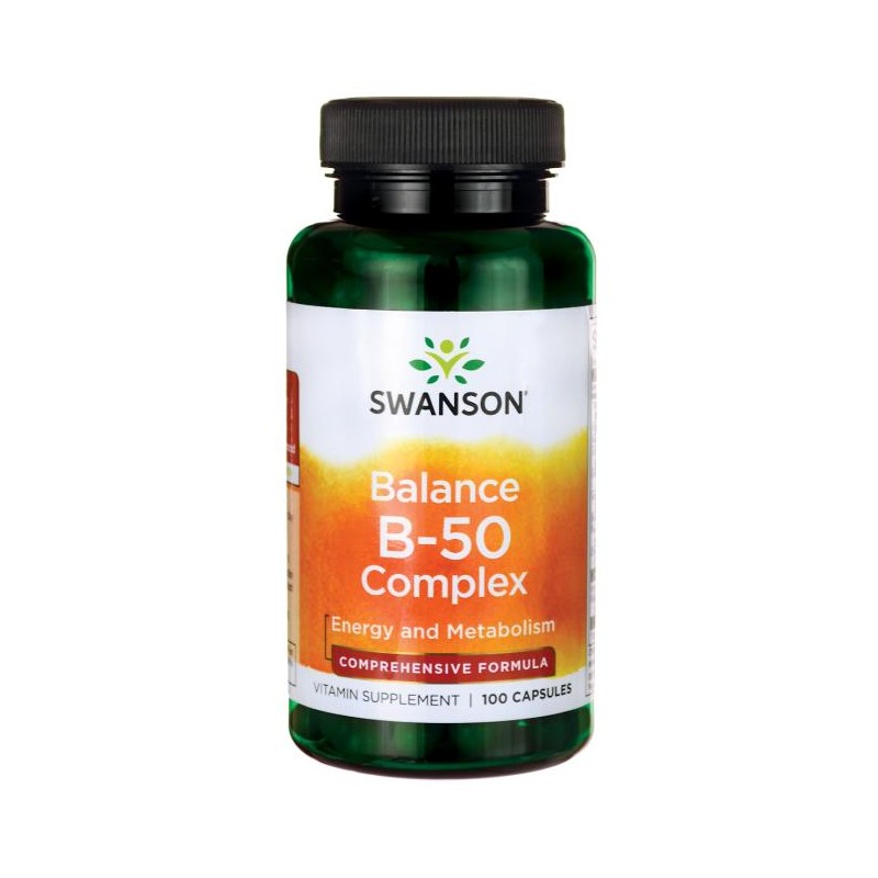 Vitamin B Complex, Swanson, 500mg, 100 capsules