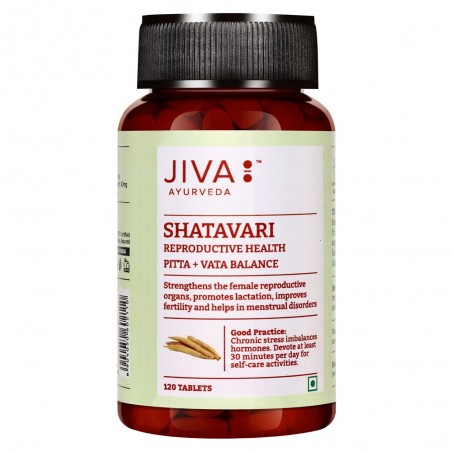 Food supplement Shatavari, Jiva Ayurveda, 120 tablets