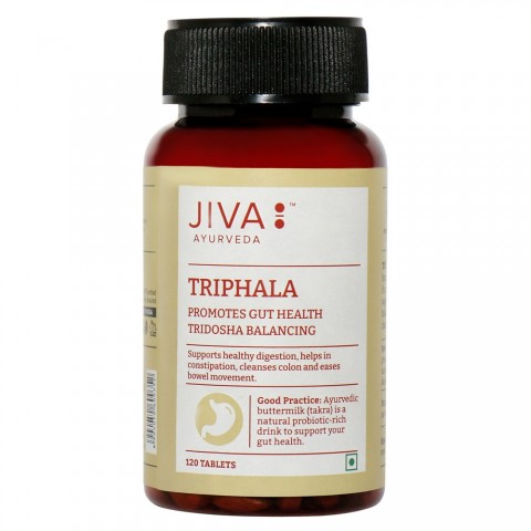 Food supplement Triphala, Jiva Ayurveda, 120 tablets