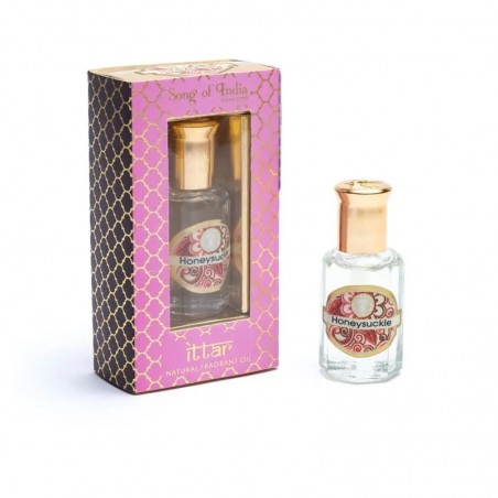 Honeysuckle Ayurveda Oil Perfume, Song of India, 10ml