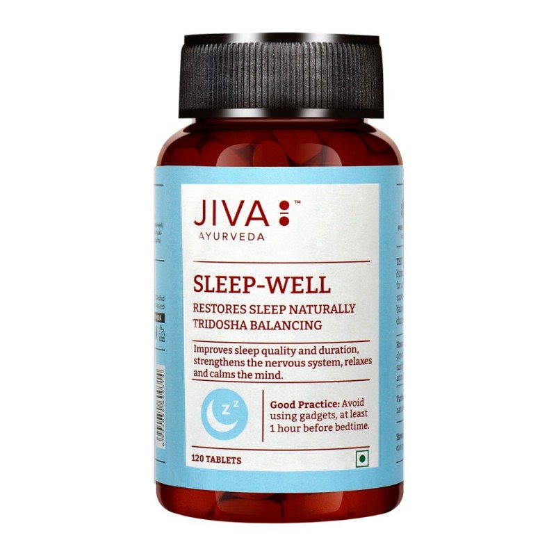 Food supplement Sleep-Well, Jiva Ayurveda, 120 tablets