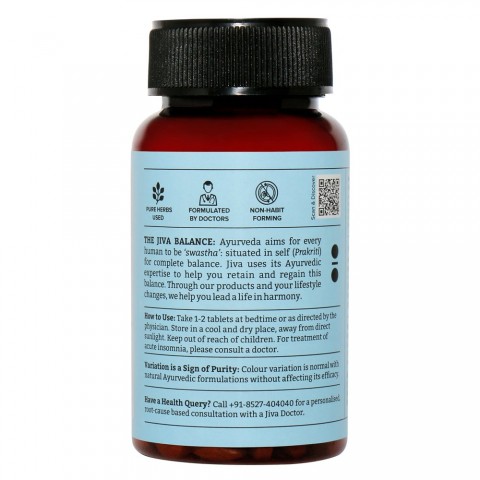 Food supplement Sleep-Well, Jiva Ayurveda, 120 tablets