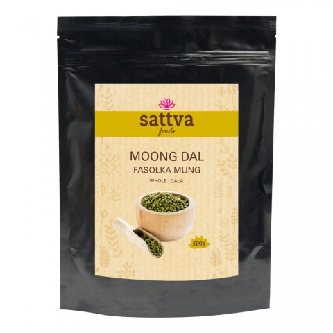 Бобы мунг Moong Whole, целые, Sattva Foods, 500 г
