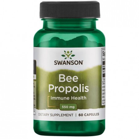 Bee propolis, Swanson, 550mg, 60 capsules