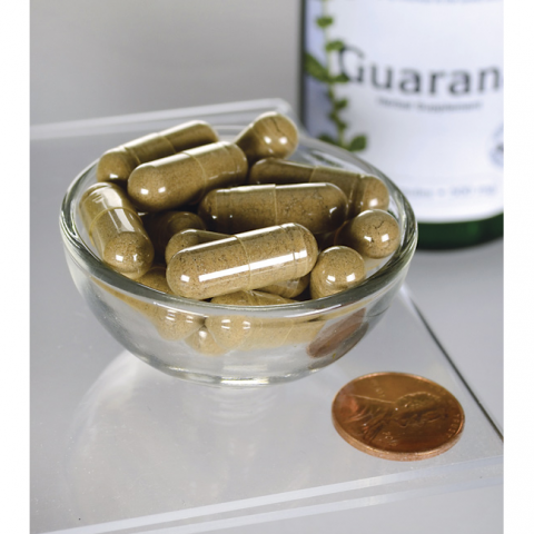 Food supplement Guarana, Swanson, 500mg, 100 capsules