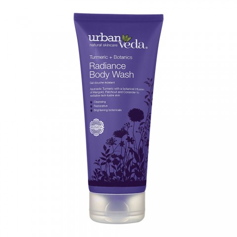 Spindesį suteikiantis kūno prausiklis sausai odai, Urban Veda, 200 ml