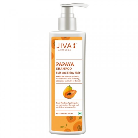 Nourishing shampoo Papaya, Jiva Ayurveda, 200ml