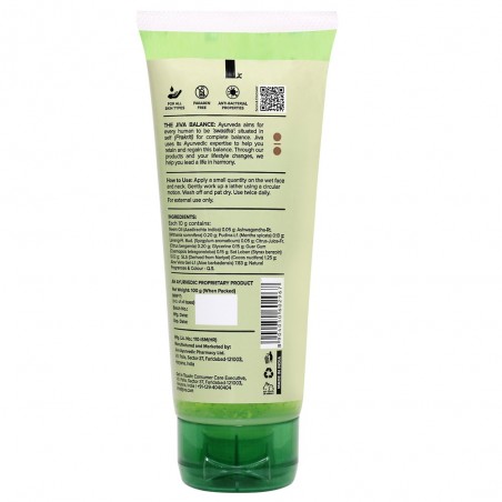 Face wash gel Neem, Jiva Ayurveda, 100g