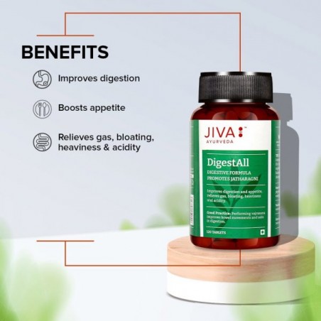 Пищевая добавка DigestAll, Jiva Ayurveda, 120 таблеток