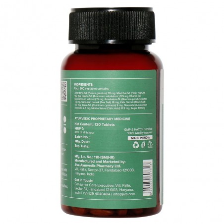 Food supplement DigestAll, Jiva Ayurveda, 120 tablets