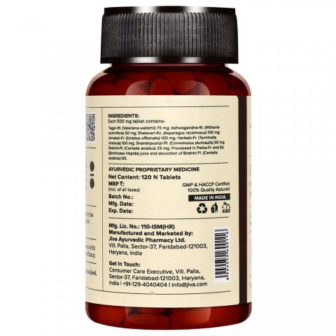 Food supplement Equiline, Jiva Ayurveda, 120 tablets
