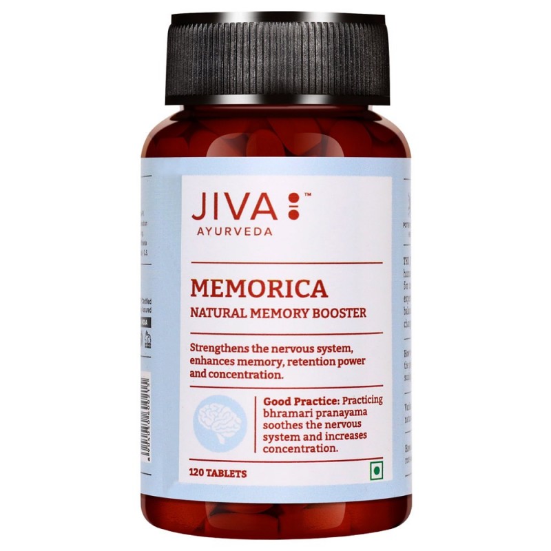 Food supplement Memorica, Jiva Ayurveda, 120 tablets