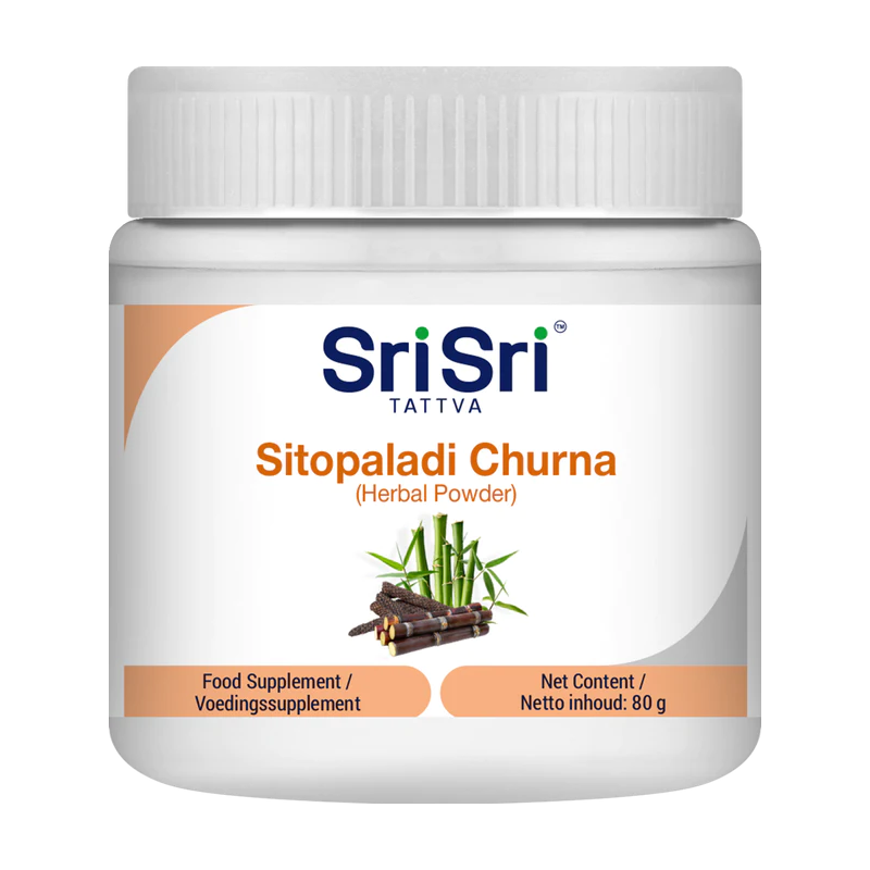 Sitopaladi herbal mixture in powder, Sri Sri Tattva, 80g