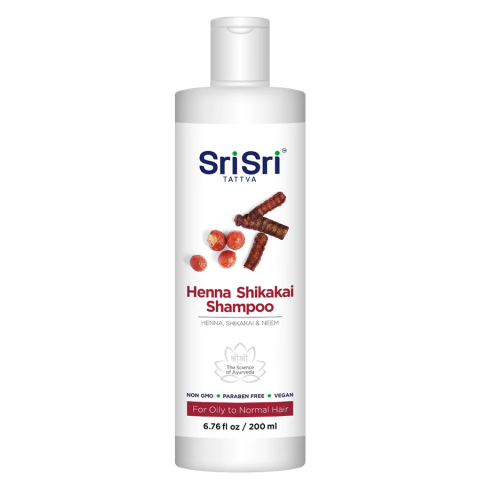 Shampoo Henna Shikakai, Sri Sri Tattva, 200ml