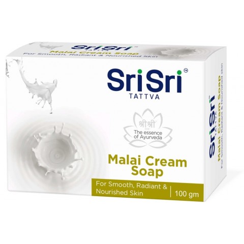 Cream soap Malai Cream, Sri Sri Tattva, 100g