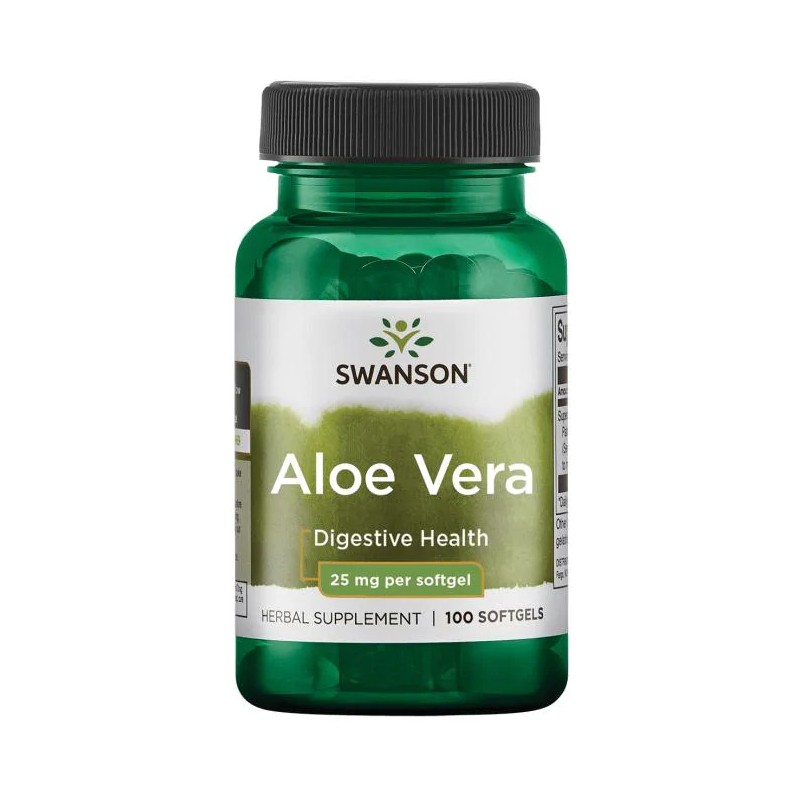 Aloe vera extract, Swanson, 25mcg, 100 capsules