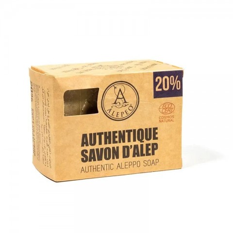Authentic soap with 20% laurel oil, Aleppo, 200g