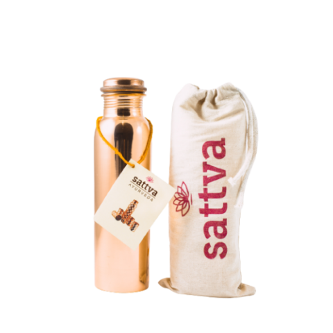 Классическая медная бутылка Plain, Sattva Ayurveda, 650мл