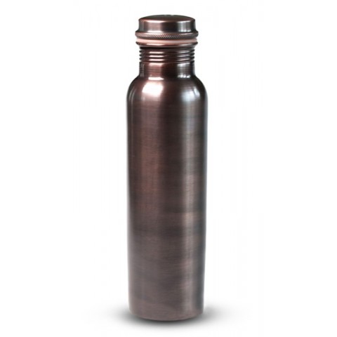 Copper drinker - bottle Plain Dark, 900ml