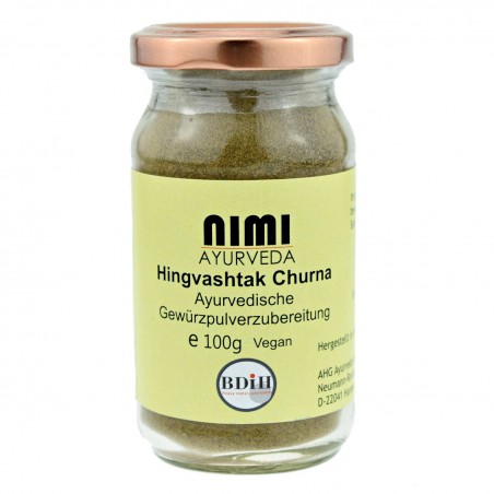 Hingvashtaka spice mix in powder, Nimi Ayurveda, 100g