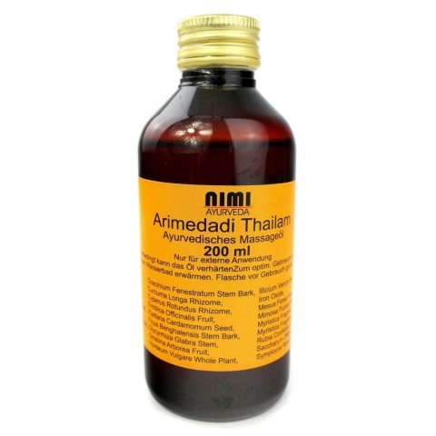 Head massage oil Arimedadi, Nimi Ayurveda, 200 ml