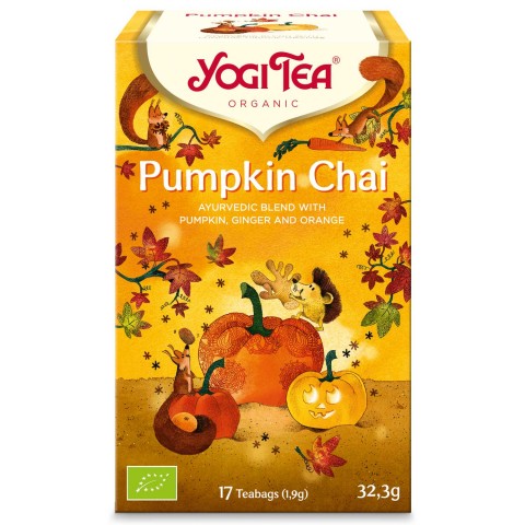 Spiced tea Pumpkin Chai, Yogi Tea, organic, 17 bags