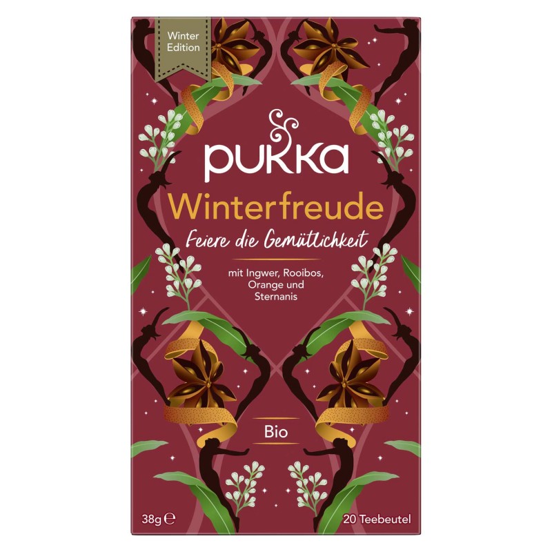 Warming herbal tea Winter, organic, Pukka, 20 bags