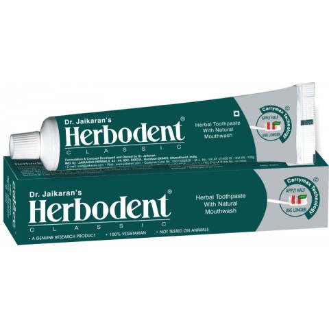 Зубная паста с 21 травой Herbodent Premium, Dr. Jaikaran, 100г