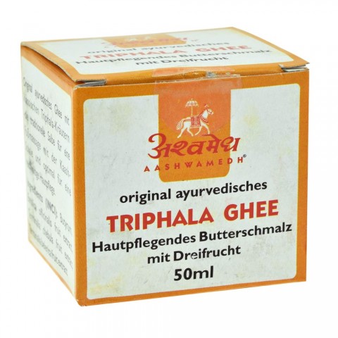 Oil for foot massage and eyes Triphala Ghee, Asshwamedh, 50 ml