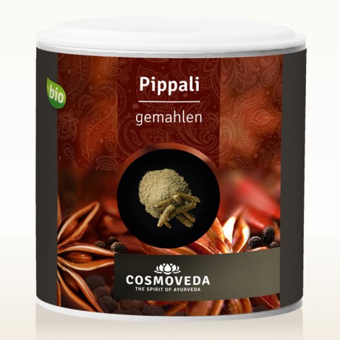 Pippali long pepper, ground, organic, Cosmoveda, 100 g