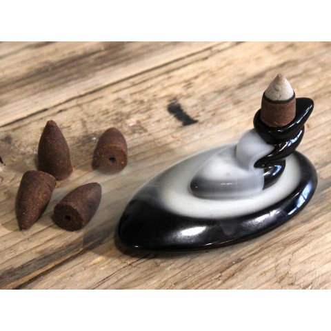 Herbal Backflow Incense Cones Sensuality, Stamford