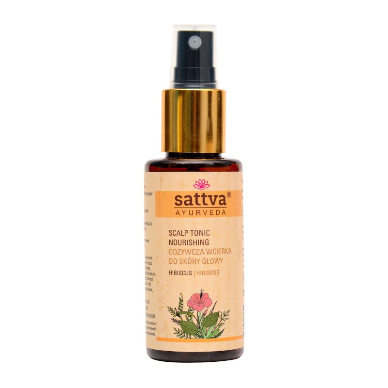 Hair and scalp tonic with hibiscus, Sattva Ayurveda, 100ml