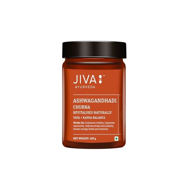 Powder Ashwagandhadi Churna, Jiva Ayurveda, 100g