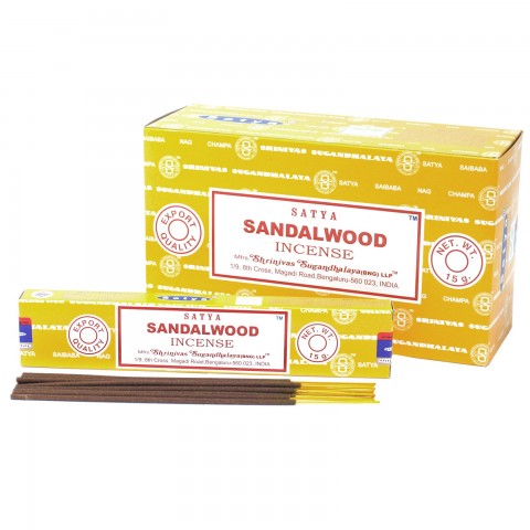 Incense sticks Sandalwood, Satya, 15g