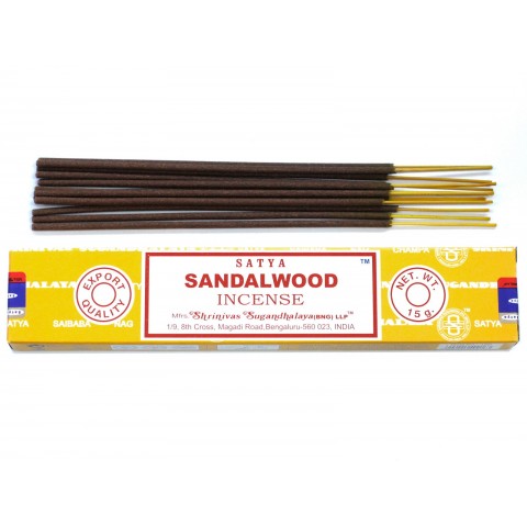 Incense sticks Sandalwood, Satya, 15g