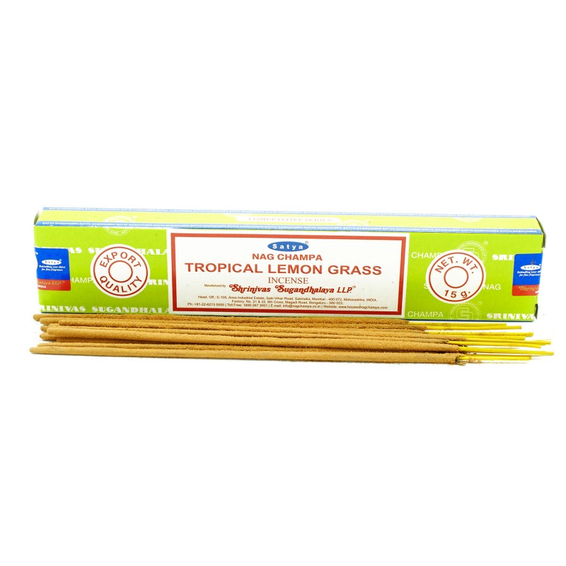 Incense sticks Tropical Lemongrass, Satya, 15g