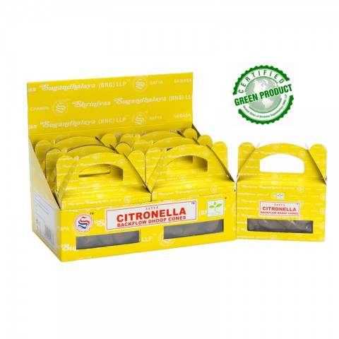 Waterfall Effect Backflow cones Citronella, Satya, 75g