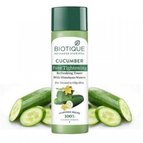 Тоник для лица для всех типов кожи Bio Cucumber, Biotique, 120мл