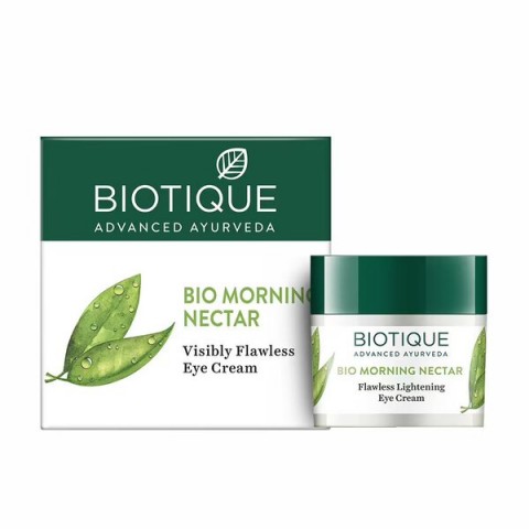 Eye cream for sensitive skin Bio Morning Nectar, Biotique, 15g