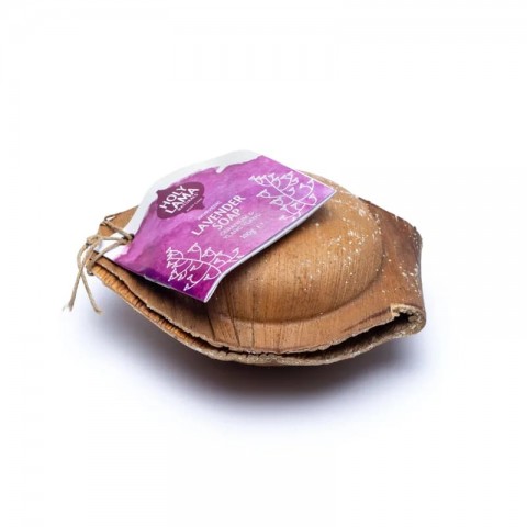 Handmade soap palm leaf Lavender, Holy Lama, 100g